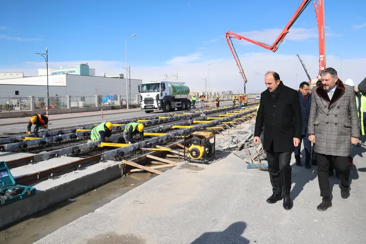 Başkan Altay Tramvay Hattı Projesi’ni yerinde inceledi